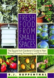 FRESH FOOD from SMALL SPACES: The Square-Inch Gardener’s Guide to Year-Round Growing, Fermenting, and Sprouting